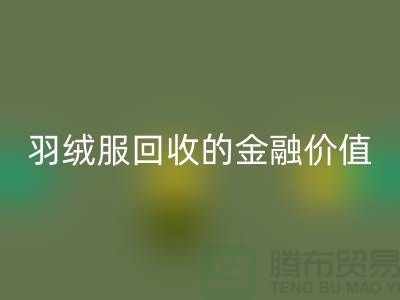 了解羽绒服华体会体育网页版的金融价值-浙江鸭绒华体会体育网页版厂家