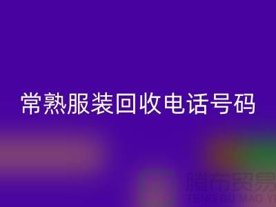 常熟服装华体会体育网页版公司：致力于品牌服装与童装的环保再利用