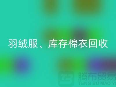 服装尾货华体会体育网页版公司：羽绒服、库存棉衣和连衣服的环保再生