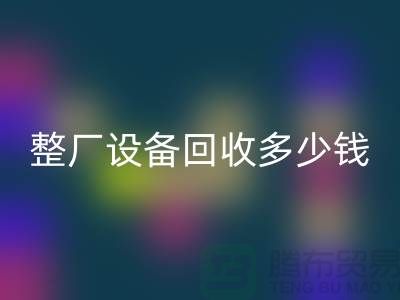 整厂设备华体会体育网页版多少钱：了解影响报价的关键因素