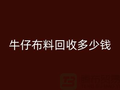 牛仔布料华体会体育网页版多少钱？上海腾布贸易为您解答