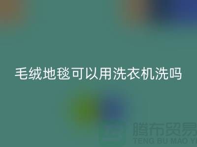 ＜＜毛绒地毯可以用洗衣机洗吗＞＞