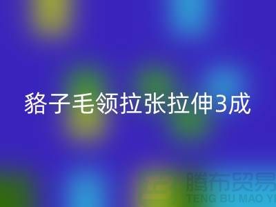 貉子毛领的皮张拉伸3成，痕迹客户也看不出来-华体会体育网页版毛领厂家