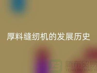 厚料缝纫机的发展历史-中捷缝纫机华体会体育网页版价格-二手缝纫机华体会体育网页版厂家
