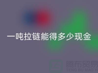 环保新时尚：华体会体育网页版拉链并赚钱！一吨拉链能得多少现金？