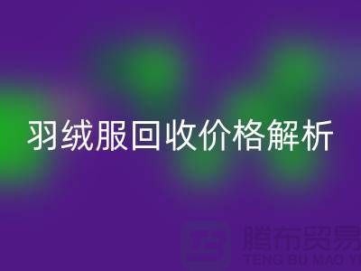羽绒服华体会体育网页版价格解析：旧羽绒服华体会体育网页版多少钱一吨？上海腾布贸易