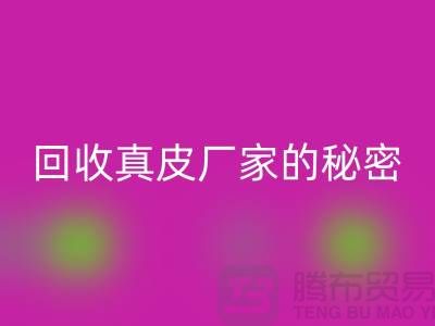 华体会体育网页版真皮厂家的秘密:打造环保时尚的循环经济