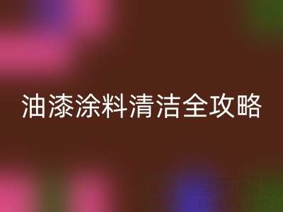 油漆涂料清洁全攻略：从清洗技巧到环保华体会体育网页版指南