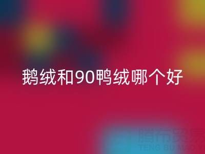 90白鹅绒和90鸭绒哪个好？羽绒生产厂家的深度解析